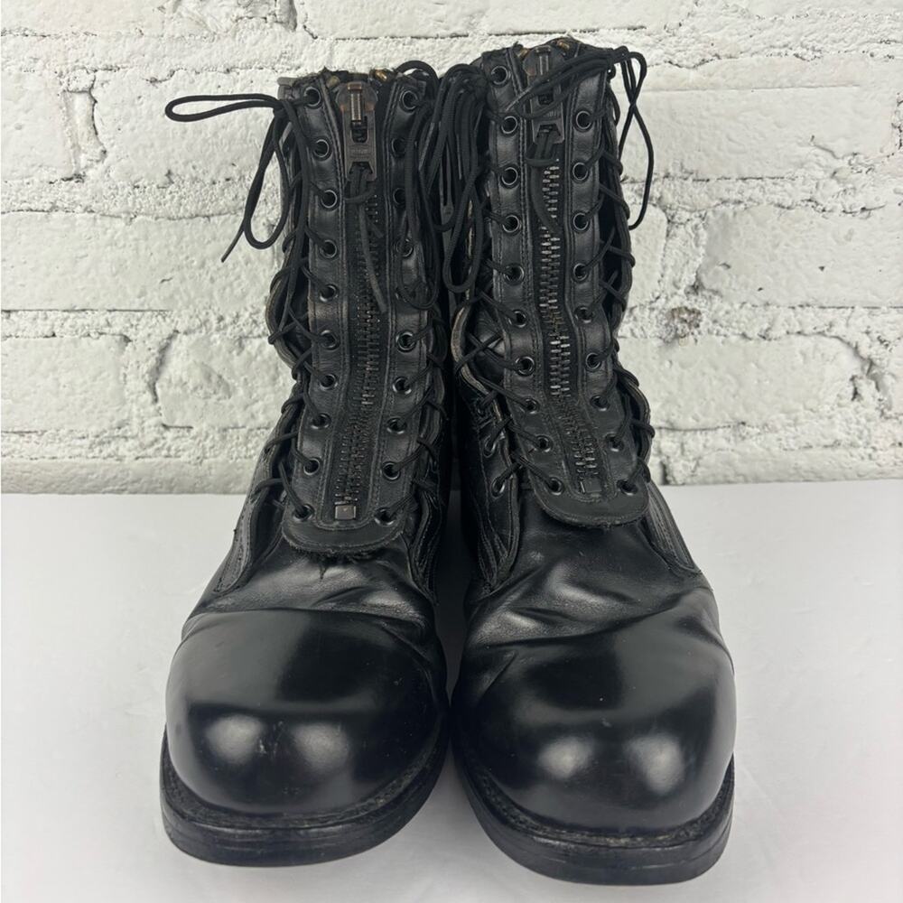 Vintage Armortred Black Military Combat Boots 11 C